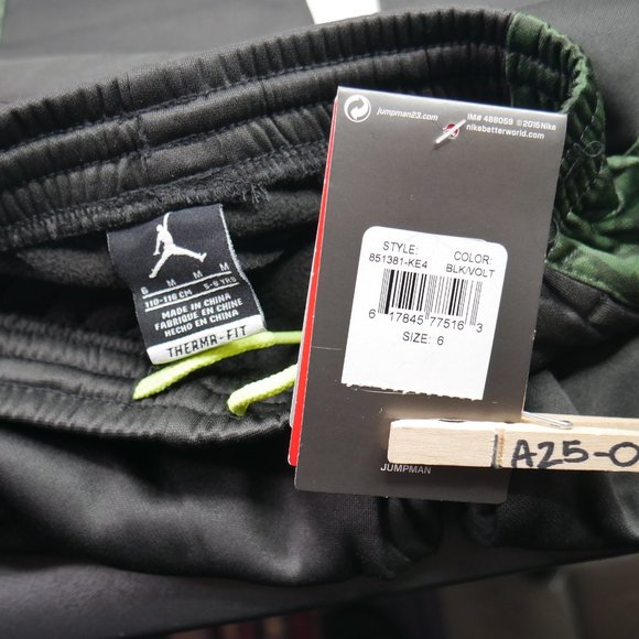 Nike Jordan Adidas Sweatpants Lot Boys Size 6 Fall Winter Athletic Soccer Pants - Picture 3 of 3